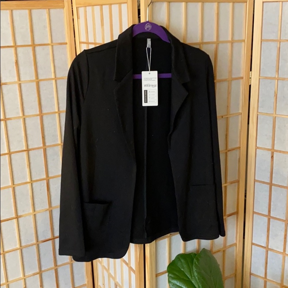 Cardigan blazer